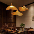 Pendant Lamp | Handwoven Bamboo & Warm Ambient Light | Multiple Sizes