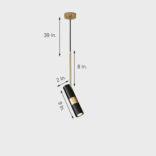 Pendant Light | Adjustable 350° Rotation & 90° Tilt | Includes GU10 LED