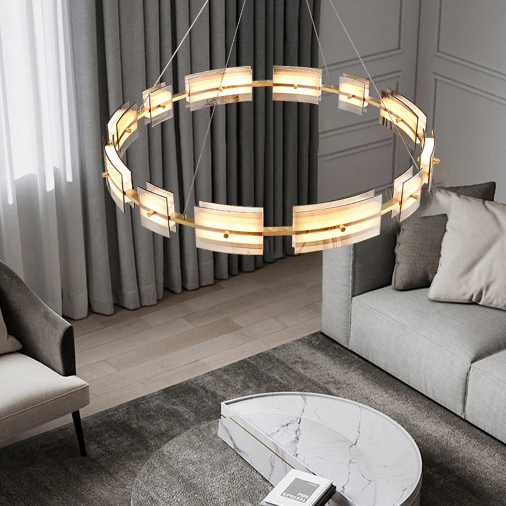 Pendant Light | Copper & Glass Dimmable | LED Included