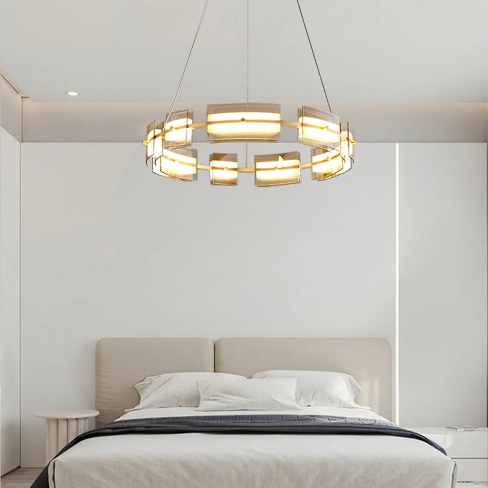 Pendant Light | Copper & Glass Dimmable | LED Included