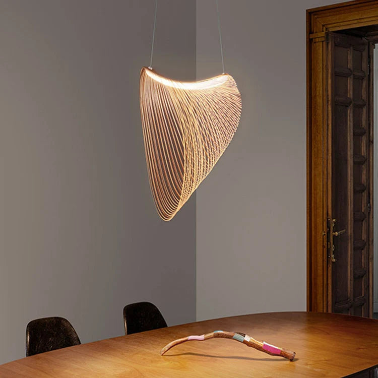 Pendant Light | Genuine Birch Wood & LED Compatible