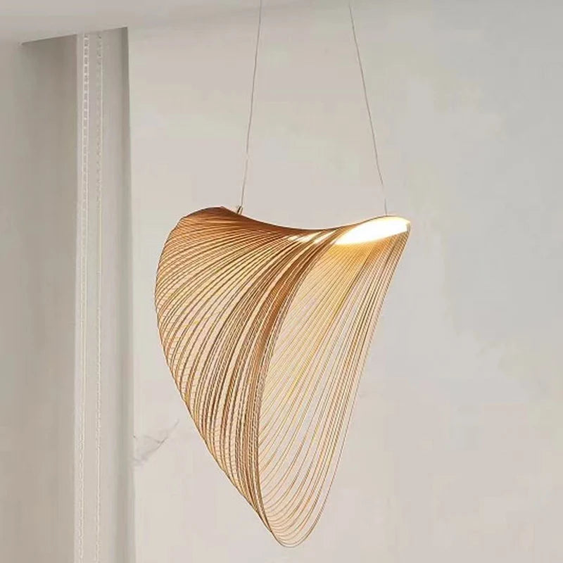 Pendant Light | Genuine Birch Wood & LED Compatible