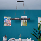 Pendant Light | Industrial Steampunk Metal Shade & Adjustable Chain | For Bar & Kitchen