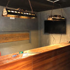 Pendant Light | Industrial Steampunk Metal Shade & Adjustable Chain | For Bar & Kitchen