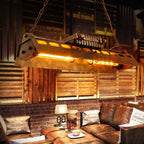 Pendant Light | Industrial Steampunk Metal Shade & Adjustable Chain | For Bar & Kitchen