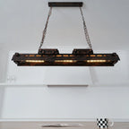 Pendant Light | Industrial Steampunk Metal Shade & Adjustable Chain | For Bar & Kitchen