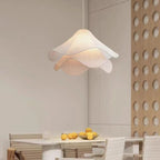 Pendant Light | Metal & Fabric Art Deco Bloom | Adjustable Cord