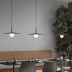 Pendant Light | Metal & Glass Dish Shade | Adjustable Cord