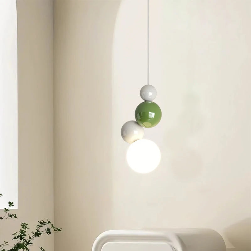 Pendant Light | Metal Vertical Multi-Orb & Dimmable | Adjustable Cord