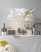 Pendant Light | Origami Paper Shade & Metal Frame | 150 cm Cord