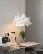 Pendant Light | Origami Paper Shade & Metal Frame | 150 cm Cord