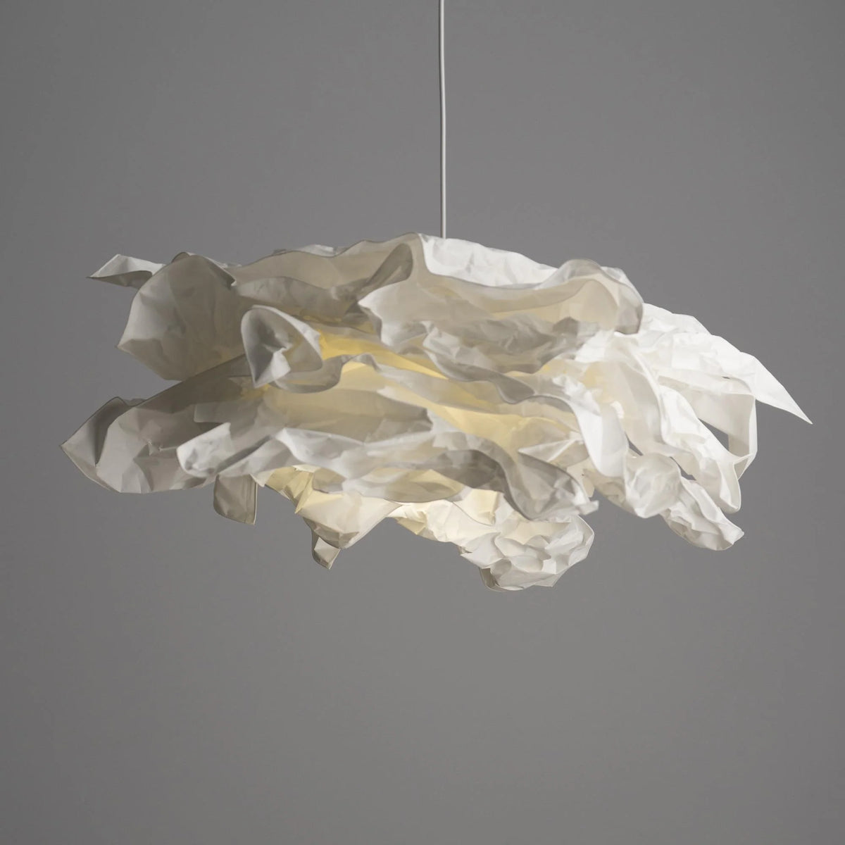 Pendant Light | Origami Paper Shade & Metal Frame | 150 cm Cord