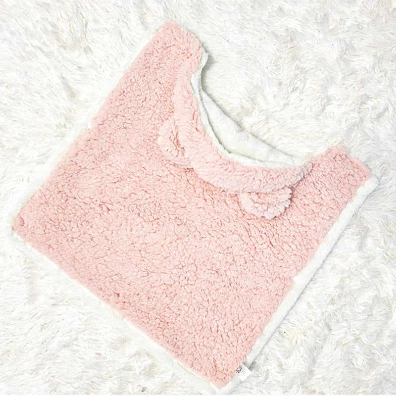 Pet Bathrobe Blanket | Extra-Soft Coral Fleece & Non-Slip Bottom