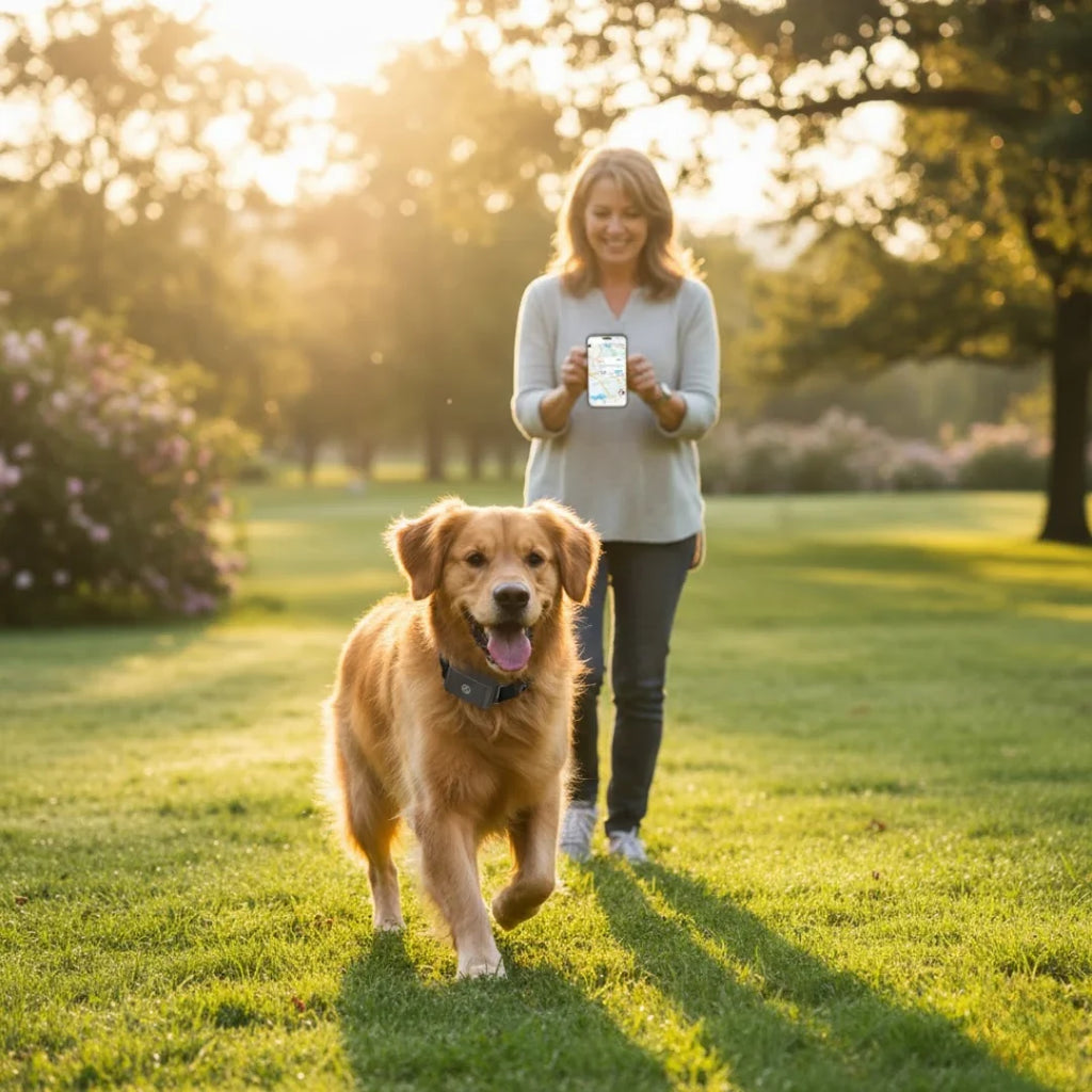 Pet GPS Collar | 4G GPS & Geofence No Monthly Fees