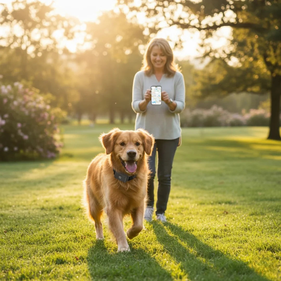 Pet GPS Collar | 4G GPS & Geofence No Monthly Fees
