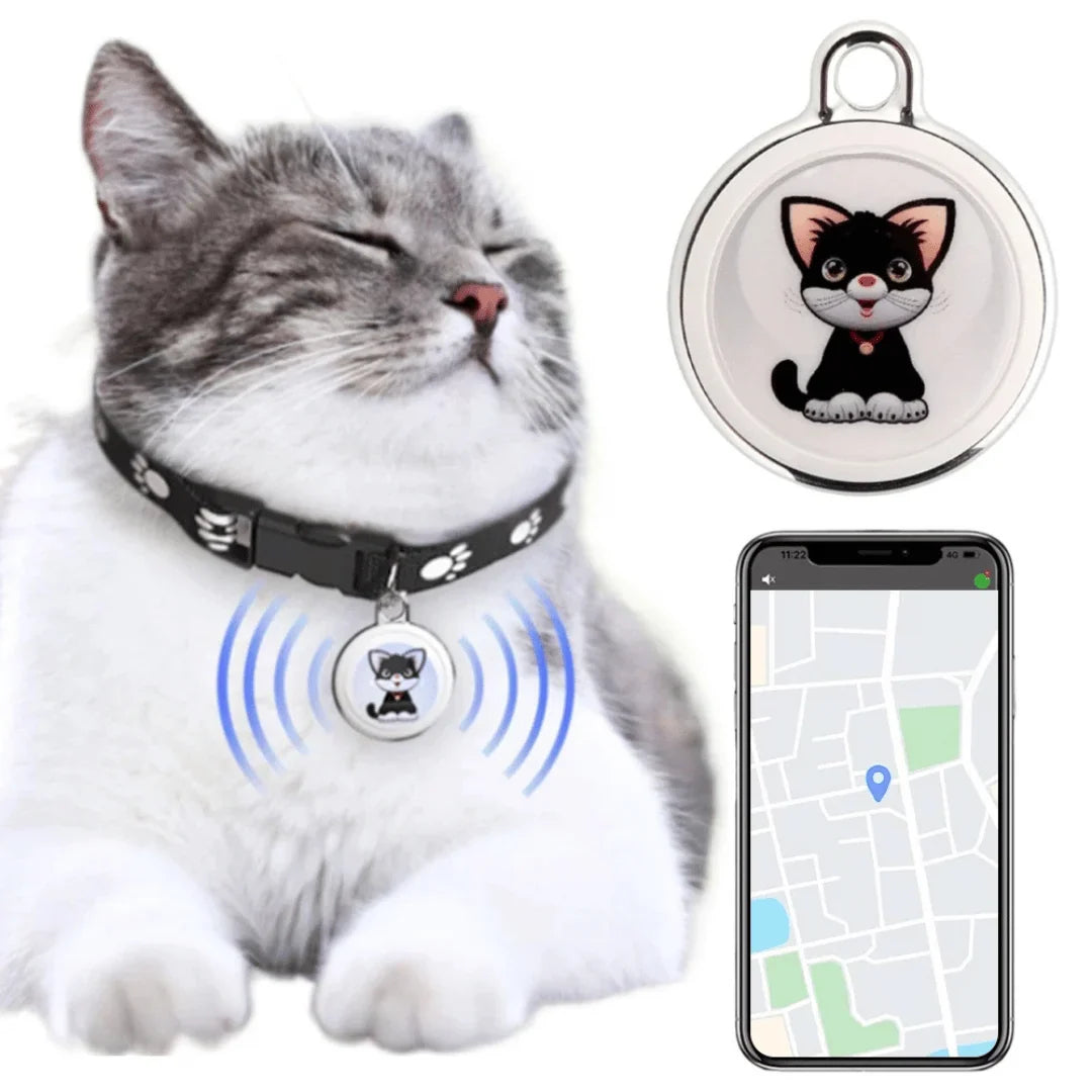 Pet GPS Tracker | Real-Time Worldwide Tracking & Acoustic Alert | CR2032 Included