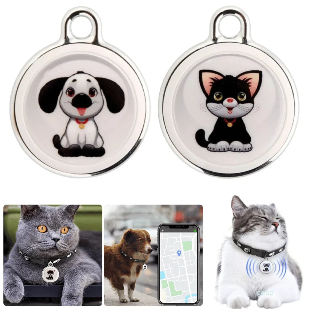 Pet GPS Tracker | Real-Time Worldwide Tracking & Acoustic Alert | CR2032 Included