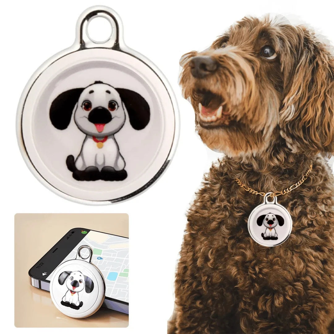 Pet GPS Tracker | Real-Time Worldwide Tracking & Acoustic Alert | CR2032 Included