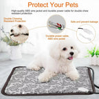 Pet Heating Pad | Adjustable Temperature & Bite-Resistant Cable | Sizes S & L