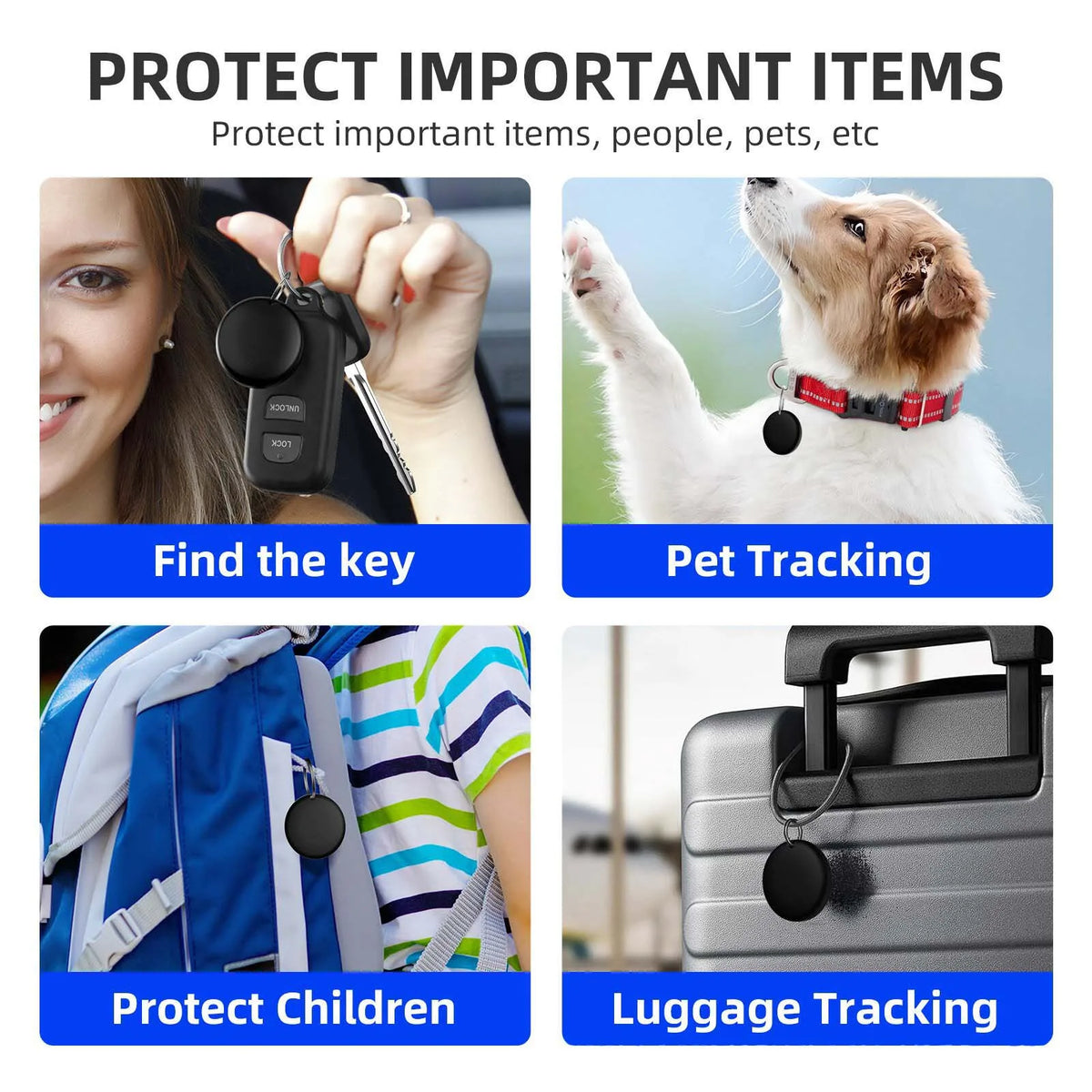 Pet Tracker | Lightweight & Waterproof Reflective Collar | 8–10 Months Battery Life
