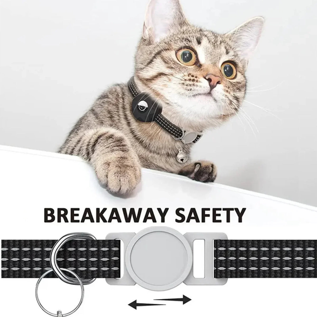 Pet Tracker | Lightweight & Waterproof Reflective Collar | 8–10 Months Battery Life