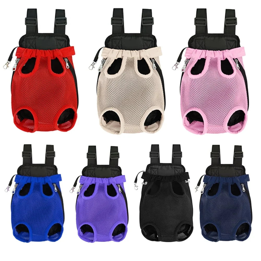 Pet Travel Backpack | Breathable Mesh & Extended-Leg Design