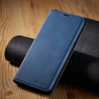 Phone Case | Premium Leather Magnetic Flip Cover & Card Slots