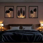 Picture Frame Lamp Set | Color-Changing LED & Battery-Powered | Set of 3