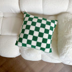 Pillowcase | Plush Fleece & Checkered Jacquard | Eco-Friendly Blend