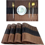 Placemats | Heat-Resistant Vinyl & Non-Slip | Set of 4