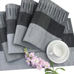 Placemats | Heat-Resistant Vinyl & Non-Slip | Set of 4