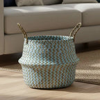 Plant Basket | Handwoven Willow & Reed | Foldable