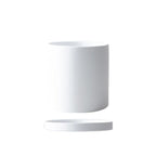 Plant Pot | Matte Glazed Ceramic & Matching Saucer | Sizes S–L