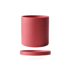 Plant Pot | Matte Glazed Ceramic & Matching Saucer | Sizes S–L