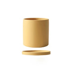 Plant Pot | Matte Glazed Ceramic & Matching Saucer | Sizes S–L