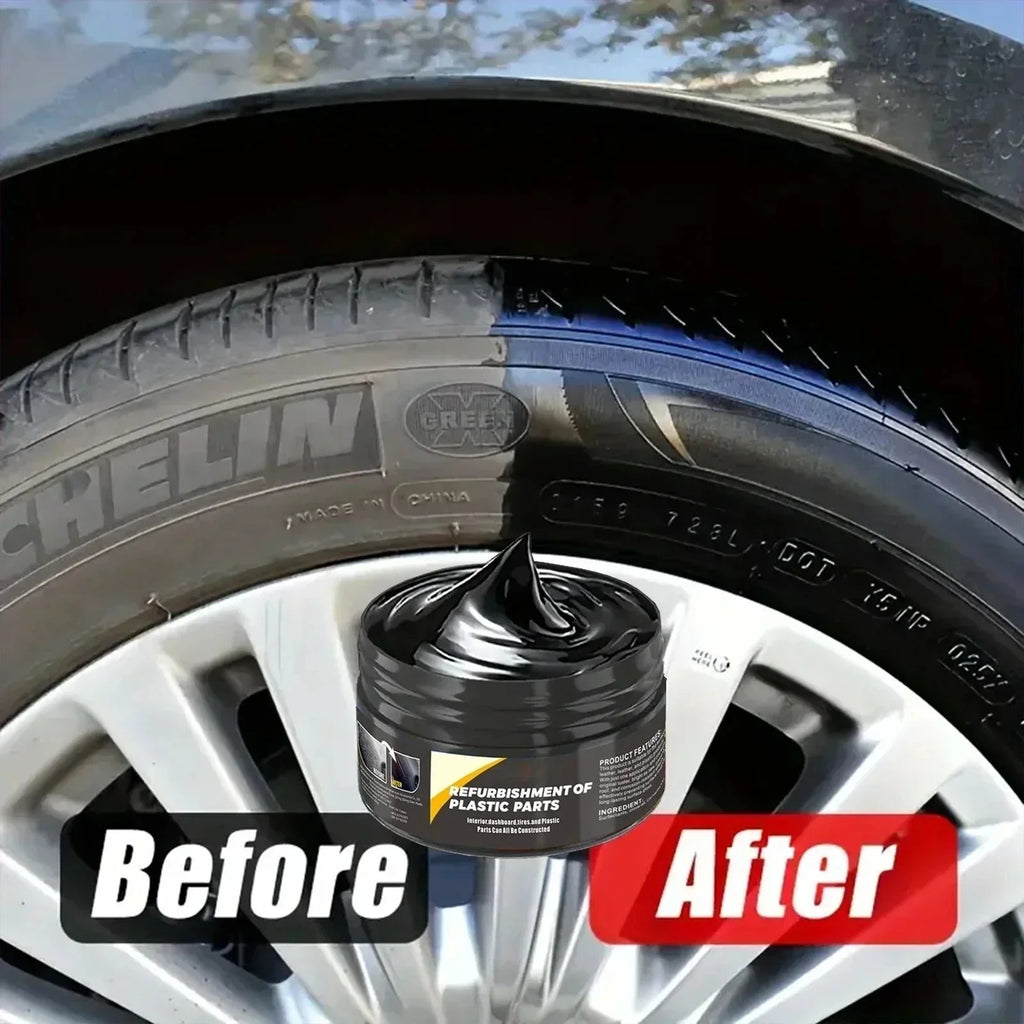 Polishing Wax | Plastic & Rubber Care & Non-Sticky Finish | 50 g Jar