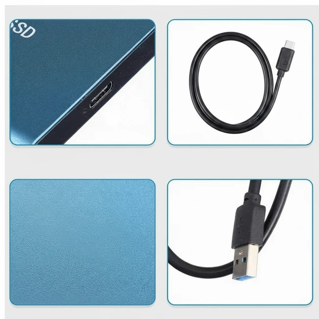 Portable SSD with Aluminum Housing