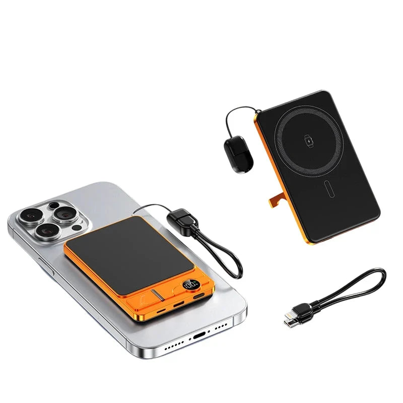 Power Bank | Magnetic 3-in-1 Wireless 15W Foldable Stand | 5000/10000 mAh