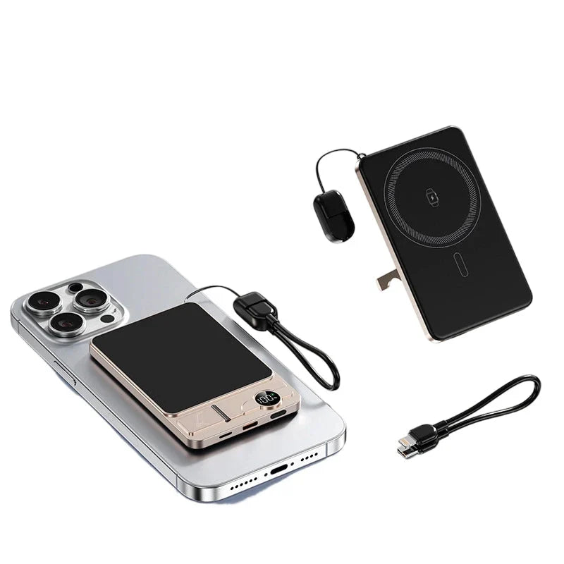Power Bank | Magnetic 3-in-1 Wireless 15W Foldable Stand | 5000/10000 mAh