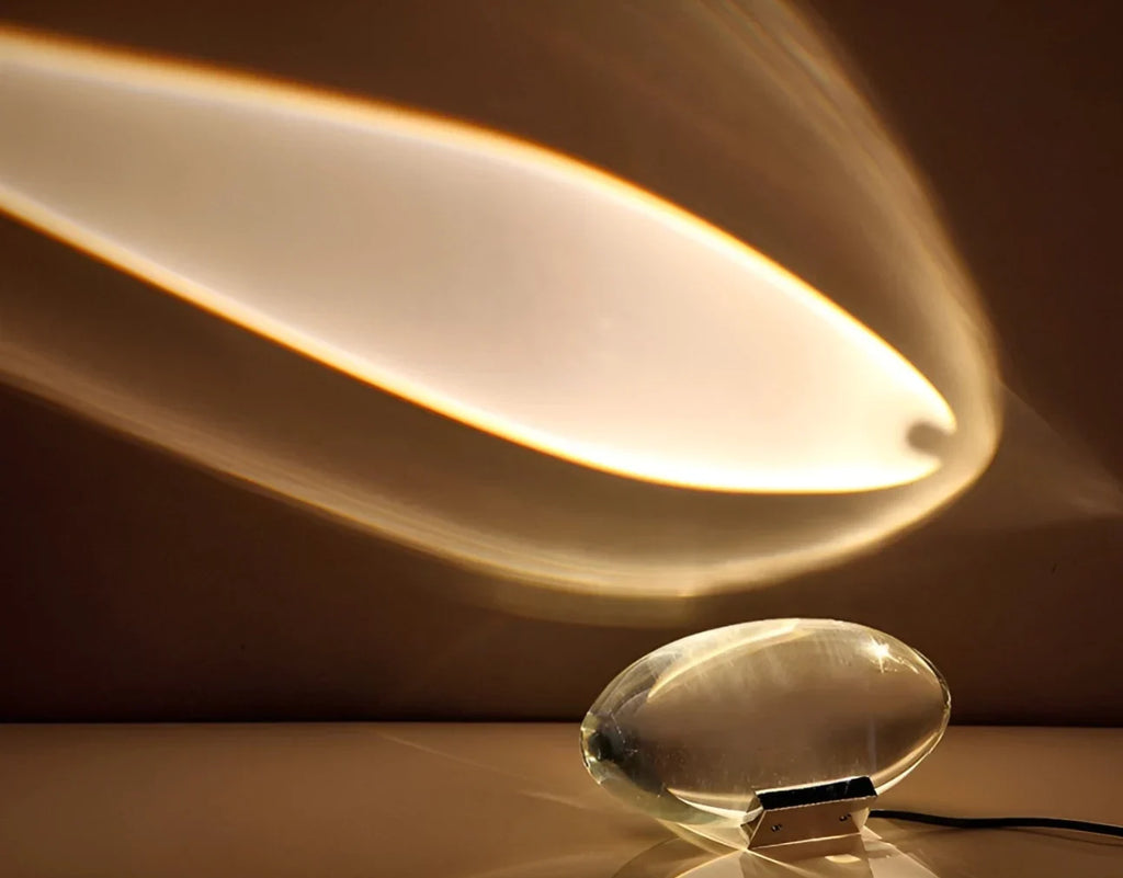 Prism Projection Light | Cut Crystal Lens & USB-Powered