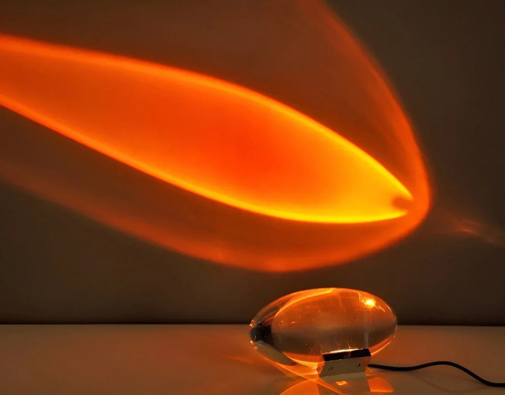 Prism Projection Light | Cut Crystal Lens & USB-Powered