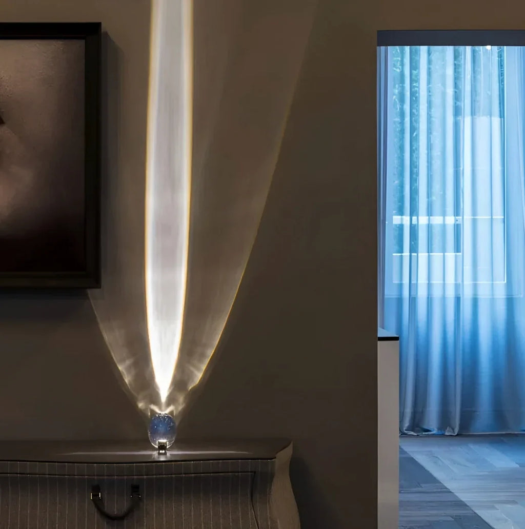 Prism Projection Light | Cut Crystal Lens & USB-Powered