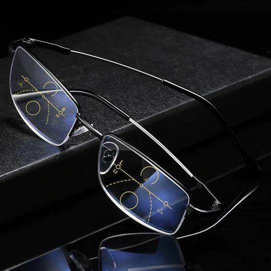 Progressive Glasses | Photochromic Varifocal Lenses | Anti-Reflective & Blue Light