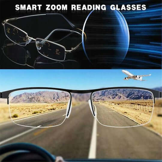 Progressive Glasses | Photochromic Varifocal Lenses | Anti-Reflective & Blue Light