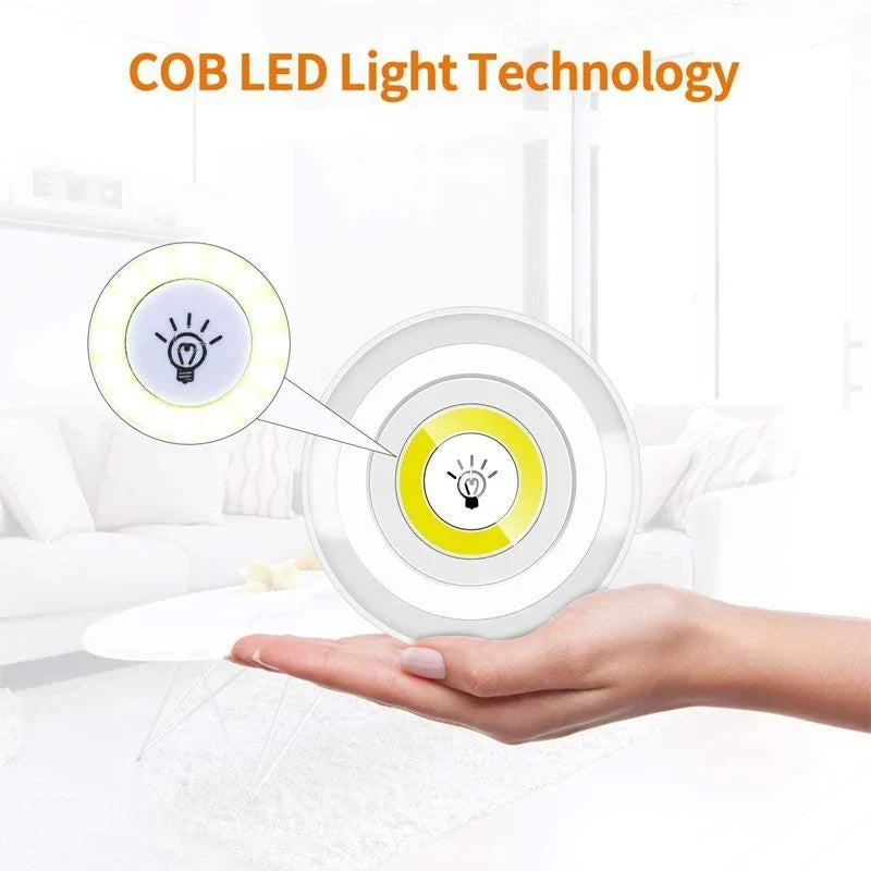 Puck Light | Tap & Remote Control | Rotatable Cover