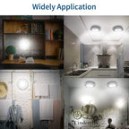 Puck Light | Tap & Remote Control | Rotatable Cover