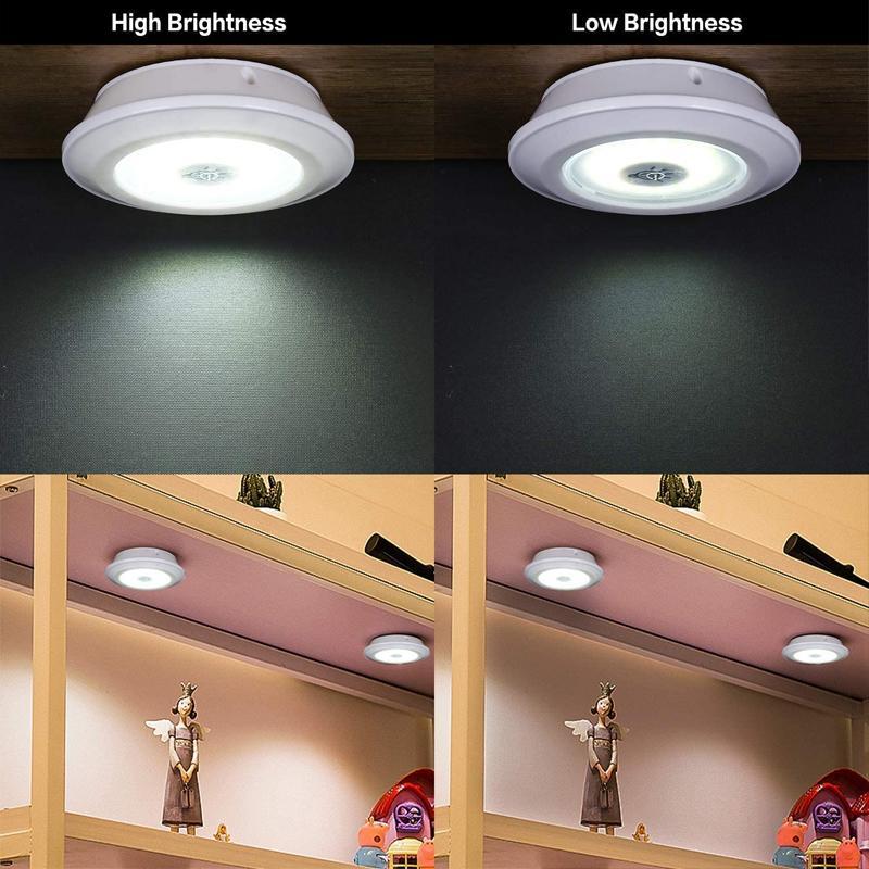 Puck Light | Tap & Remote Control | Rotatable Cover