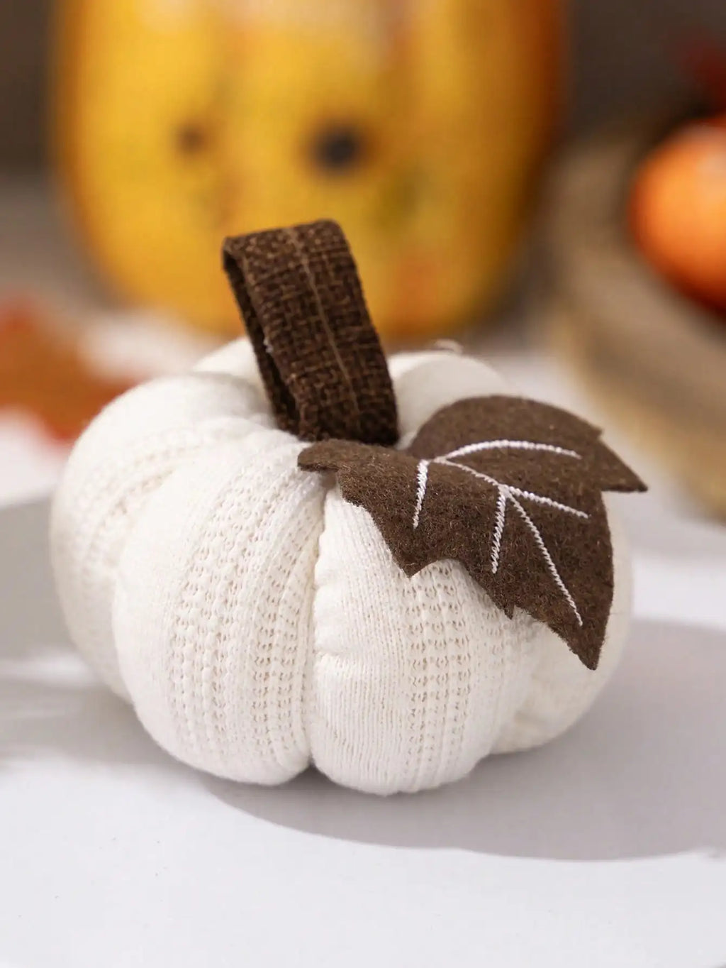 Pumpkin Decoration | Knit Fabric & Multifunctional | Small