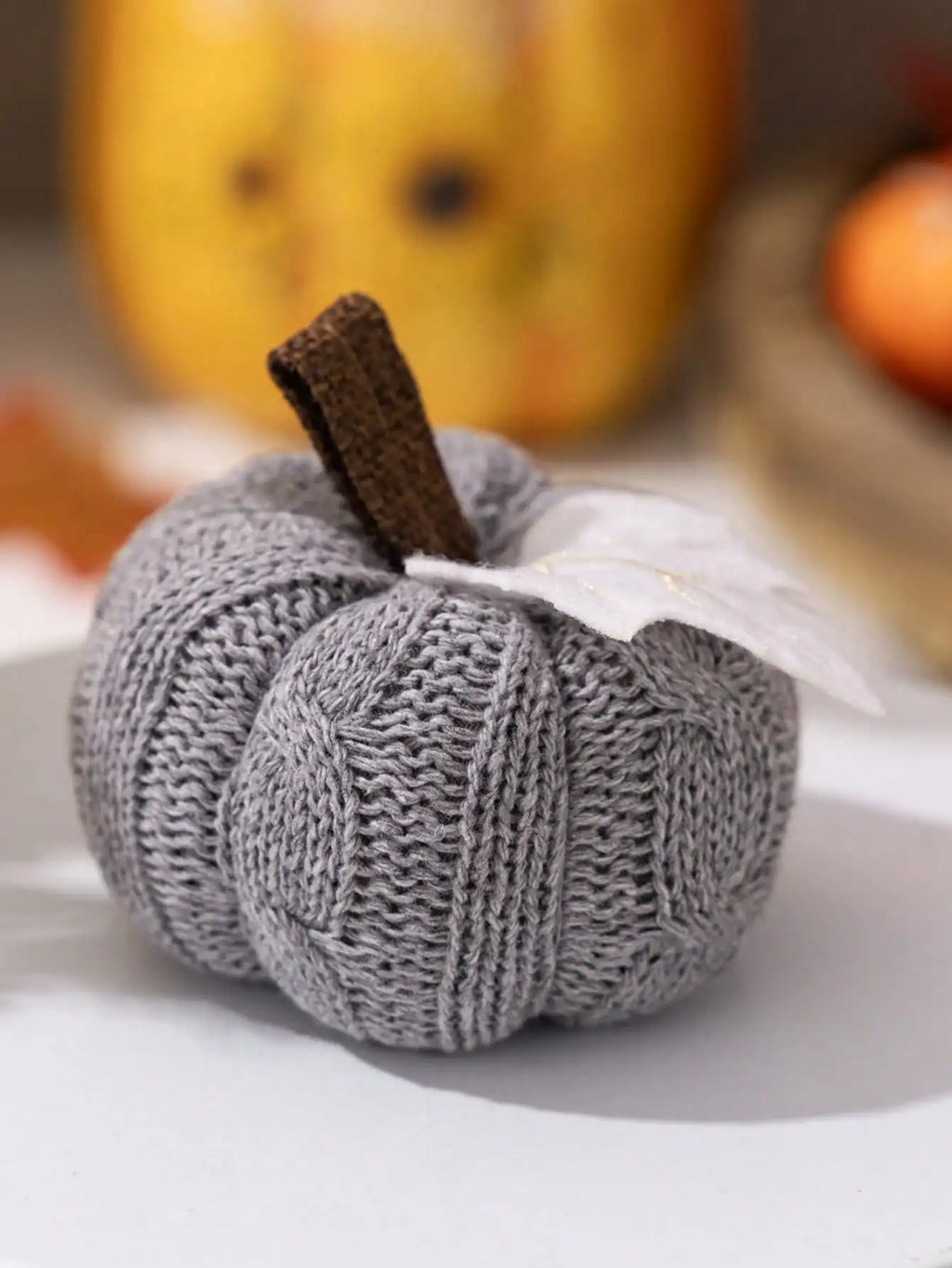 Pumpkin Decoration | Knit Fabric & Multifunctional | Small