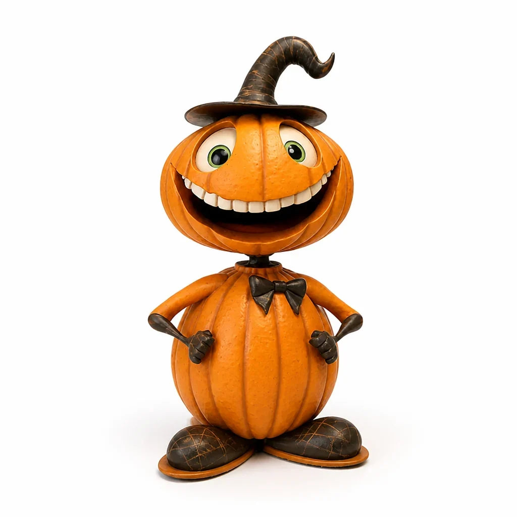 Pumpkin Figurine | Weather-Resistant Resin & Colorfast | 20–38 cm